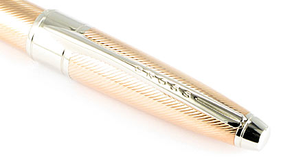 Stylo bille Apog�e or rose et platine de Cross - photo 2