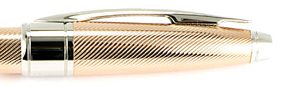 Stylo bille Apog�e or rose et platine de Cross - photo 5