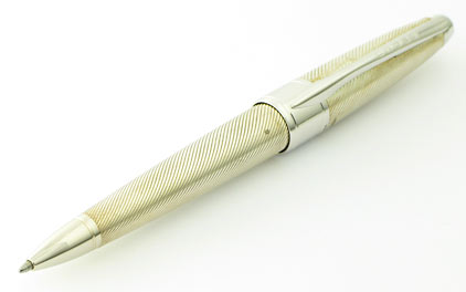Stylo bille Apog�e Argent-Platine de Cross - photo.