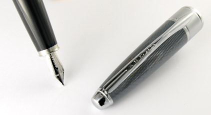 Stylo plume Bleu glace Apog�e de Cross - photo.