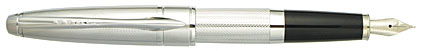 Stylo plume Apog�e chrom� Grain d'Orge de Cross, cliquez pour plus de d�tails sur ce stylo...
