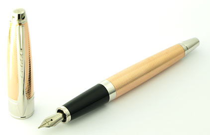 Stylo plume Apog�e or rose et platine de Cross - photo 2
