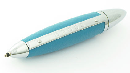 Mini stylo bille Turquoise Autocross de Cross - photo.