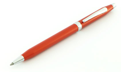 Stylo bille Rouge Pavot Century Colors de Cross - photo.
