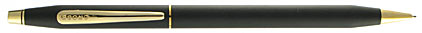 Portemine Century Classic Noir Mat attributs dor�s de Cross, cliquez pour plus de d�tails sur ce stylo...
