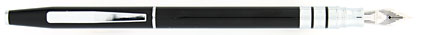 Stylo plume laqu� noir Spire de Cross, cliquez pour plus de d�tails sur ce stylo...