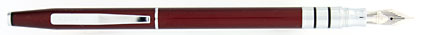 Stylo plume titan laqu� rouge Spire de Cross, cliquez pour plus de d�tails sur ce stylo...