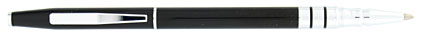 Roller laqu� noir Spire de Cross, cliquez pour plus de d�tails sur ce stylo...