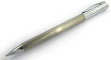 Le stylo bille Ambition m�tal bross� de Faber-Castell - photo.
