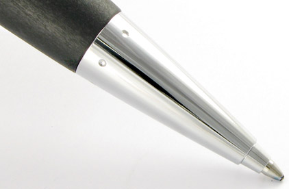 Le stylo bille E-Motion Bois de poirier Nuit et chrome de Faber-Castell - photo 4