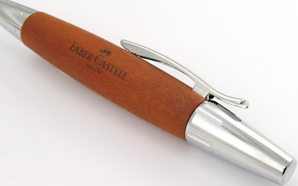 Le stylo bille E-Motion poirier d'automne chrom� de Faber-Castell - photo 4
