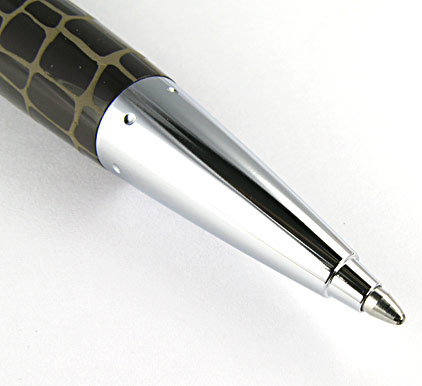Le stylo bille E-Motion R�sine marron type croco de Faber-Castell - photo 3