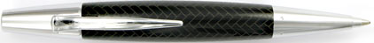 Le stylo bille E-Motion R�sine noire type parquet de Faber-Castell, cliquez pour plus de d�tails sur ce stylo...