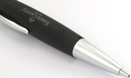 Le portemine E-Motion Bois de poirier Nuit et m�tal bross� de Faber-Castell - photo.