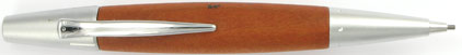 Le portemine E-Motion Bois de poirier Automne et m�tal bross� de Faber-Castell