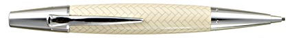 Le portemine E-Motion R�sine ivoire type parquet de Faber-Castell