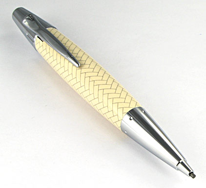 Le portemine E-Motion R�sine ivoire type parquet de Faber-Castell - photo.