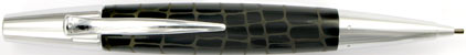 Le portemine E-Motion R�sine noire type croco de Faber-Castell