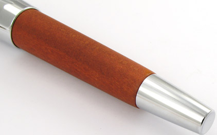 Le roller E-Motion Bois de poirier Automne et chrome de Faber-Castell - photo 2