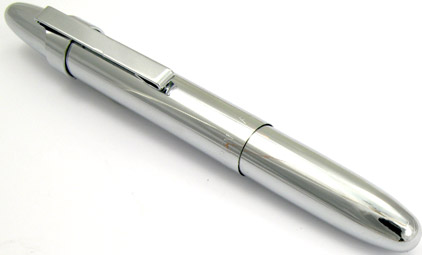 Stylo bille Space Pen Bullet de Fisher chrom� avec clip - SF 1003 - photo 2