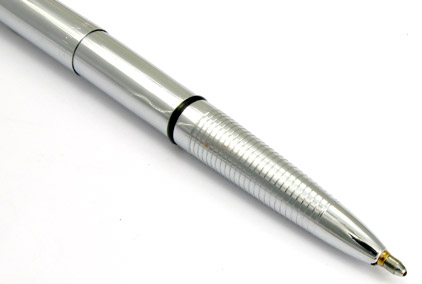 Stylo bille Space Pen Bullet de Fisher chrom� sans clip - SF 1079 - photo 4