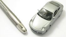 Stylo bille P’3110 Acier tress� de Porsche Design