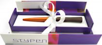 Stylo bille Noa Prune et orange de Stypen