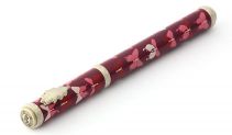 Stylo plume bordeaux papillons Champagne Butterfly de � In�s de la Fressange �