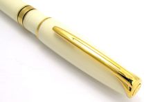 Roller Charleston Blanc Ivoire attributs dor�s de Waterman