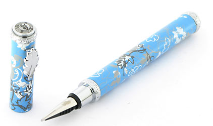 Stylo plume Feuillage bleu de � In�s de la Fressange � - photo 2