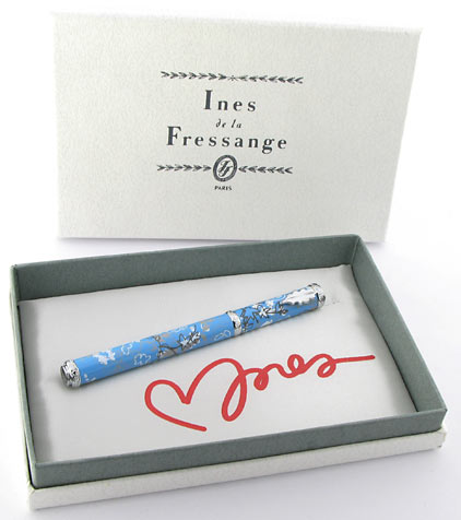 Stylo plume Feuillage bleu de � In�s de la Fressange � - photo 7