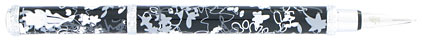 Stylo plume Feuillage noir de � In�s de la Fressange �, cliquez pour plus de d�tails sur ce stylo...