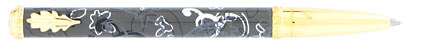 Roller Feuillage gris de � In�s de la Fressange �, cliquez pour plus de d�tails sur ce stylo...
