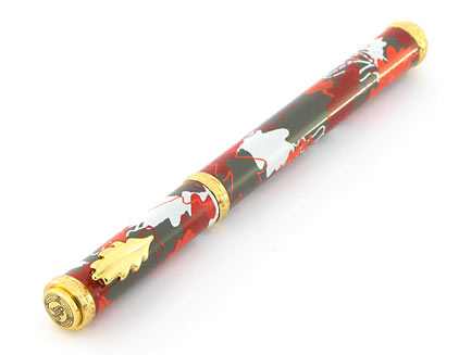 Stylo plume Herbarium gris/rouge de � In�s de la Fressange � - photo 3