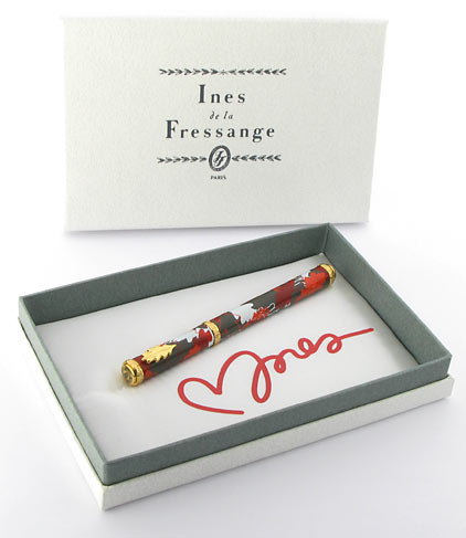 Stylo plume Herbarium gris/rouge de � In�s de la Fressange � - photo 7