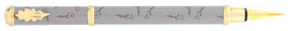 Stylo plume gris marron Je t'aime � Ines de la Fressange �