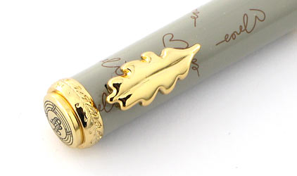 Stylo plume gris marron Je t'aime � Ines de la Fressange � - photo 5