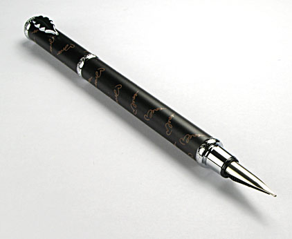 Stylo plume marron Je t'aime � In�s de la Fressange � - photo.