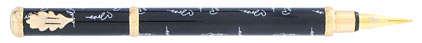 Stylo plume noir blanc Je t'aime � Ines de la Fressange �