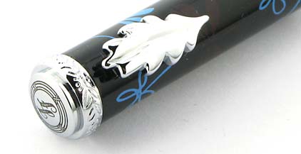 Stylo plume Libellule noir bleu de � In�s de la Fressange � - photo 3