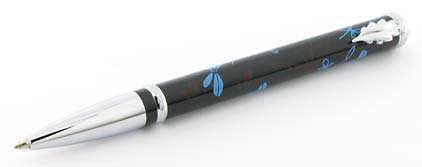 Roller Libellule noir bleu de � In�s de la Fressange � - photo.