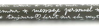 Stylo plume Message gris blanc de � In�s de la Fressange � - photo 4
