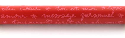 Stylo plume Message rouge rose de � In�s de la Fressange � - photo 4