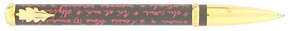 Roller Message marron rose de � In�s de la Fressange �