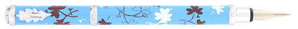 Stylo plume bleu Porte-Bonheur � Ines de la Fressange �, cliquez pour plus de d�tails sur ce stylo...