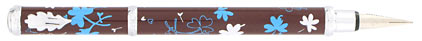 Stylo plume brun Porte-Bonheur � Ines de la Fressange �, cliquez pour plus de d�tails sur ce stylo...