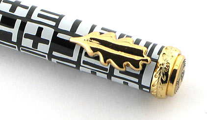 Stylo plume noir blanc S�maphore � Ines de la Fressange � - photo 4