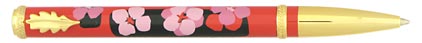 Stylo bille ou roller Summer Flower Red de � In�s de la Fressange �, cliquez pour plus de d�tails sur ce stylo...