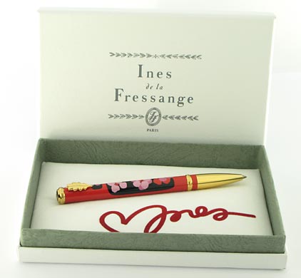 Stylo bille ou roller Summer Flower Red de � In�s de la Fressange � - photo 5