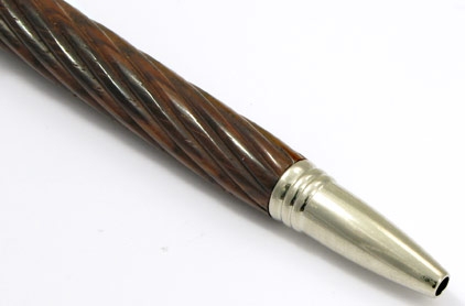 Stylo bille Indigo Metalcap COCOBOLO TWISTED IN75BT de Jean Pierre L�pine - photo 2